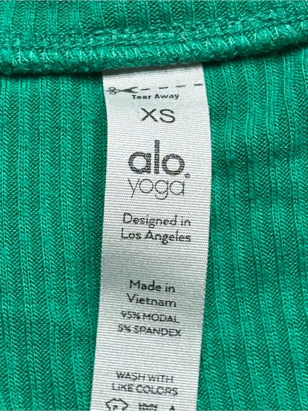 Alo Yoga Ribbed Cinch Long Sleeve